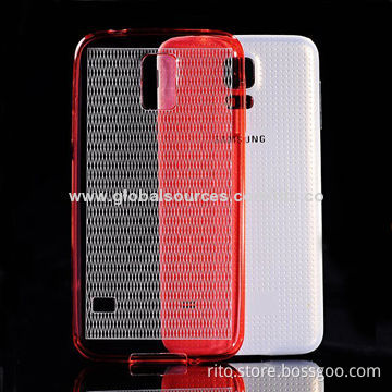 New Grid Design TPU Cellphone Case for Samsung Galaxy S5